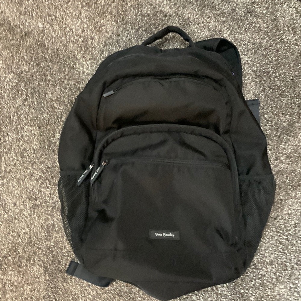 Vera Bradley Black Campus Backpack XL